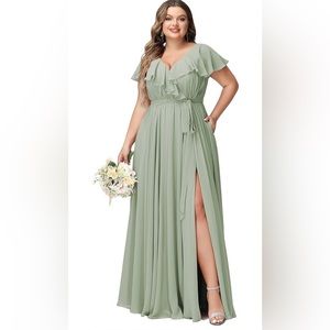 Sage Green Bridesmaids Dress